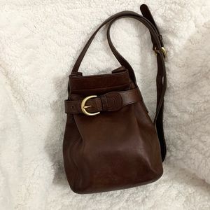 Rare Vintage Coach #4156 Soho belt pouch in chocolate brown